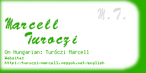 marcell turoczi business card